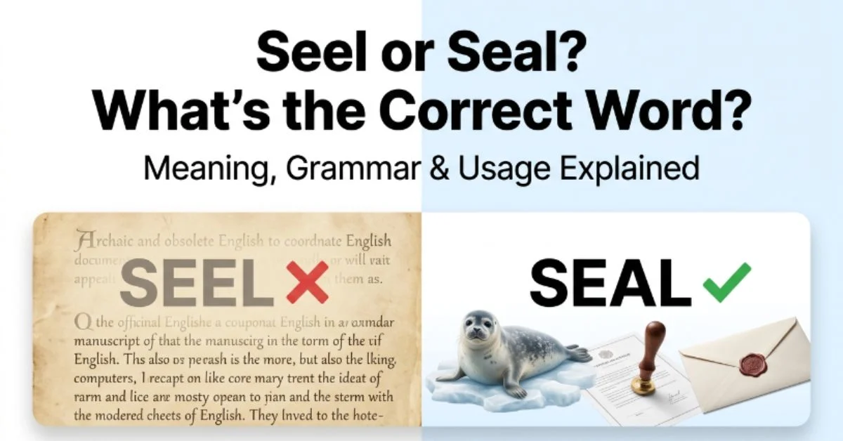 Seel or Seal