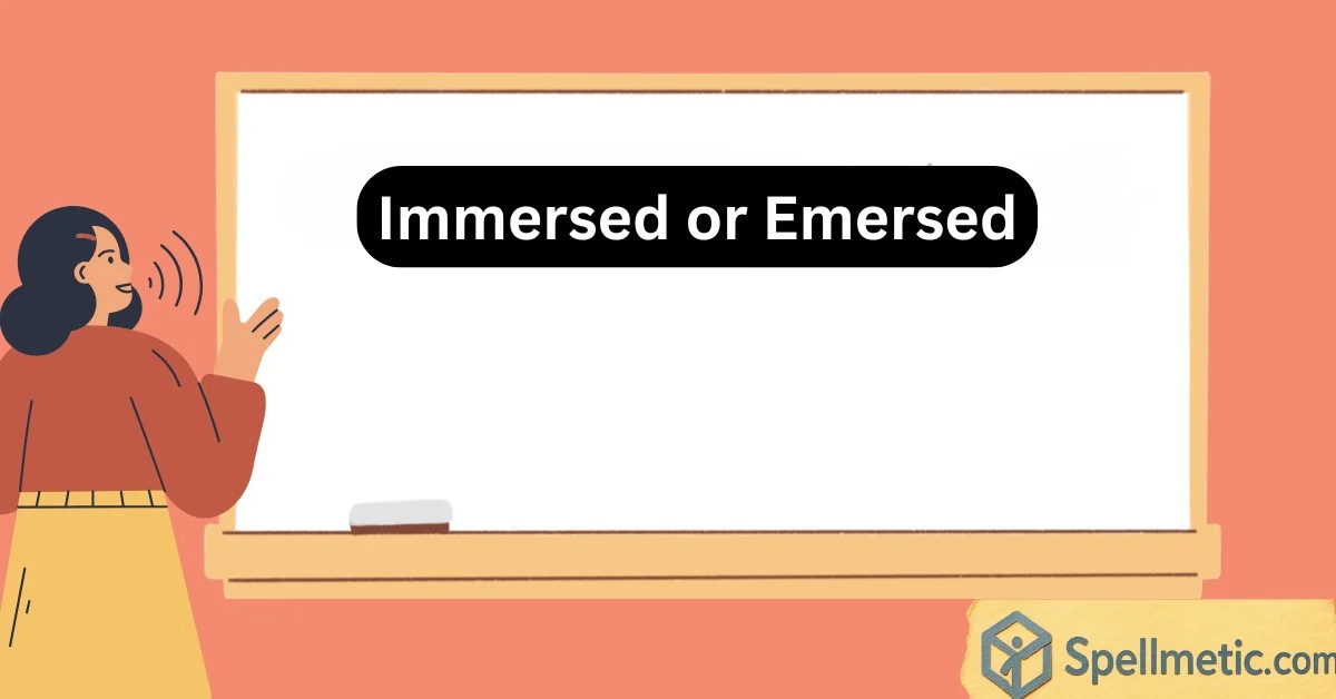 immersed or emersed