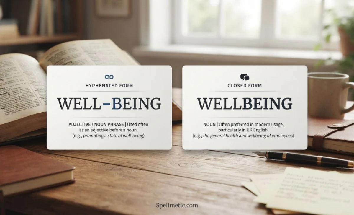 Well-Being or Wellbeing