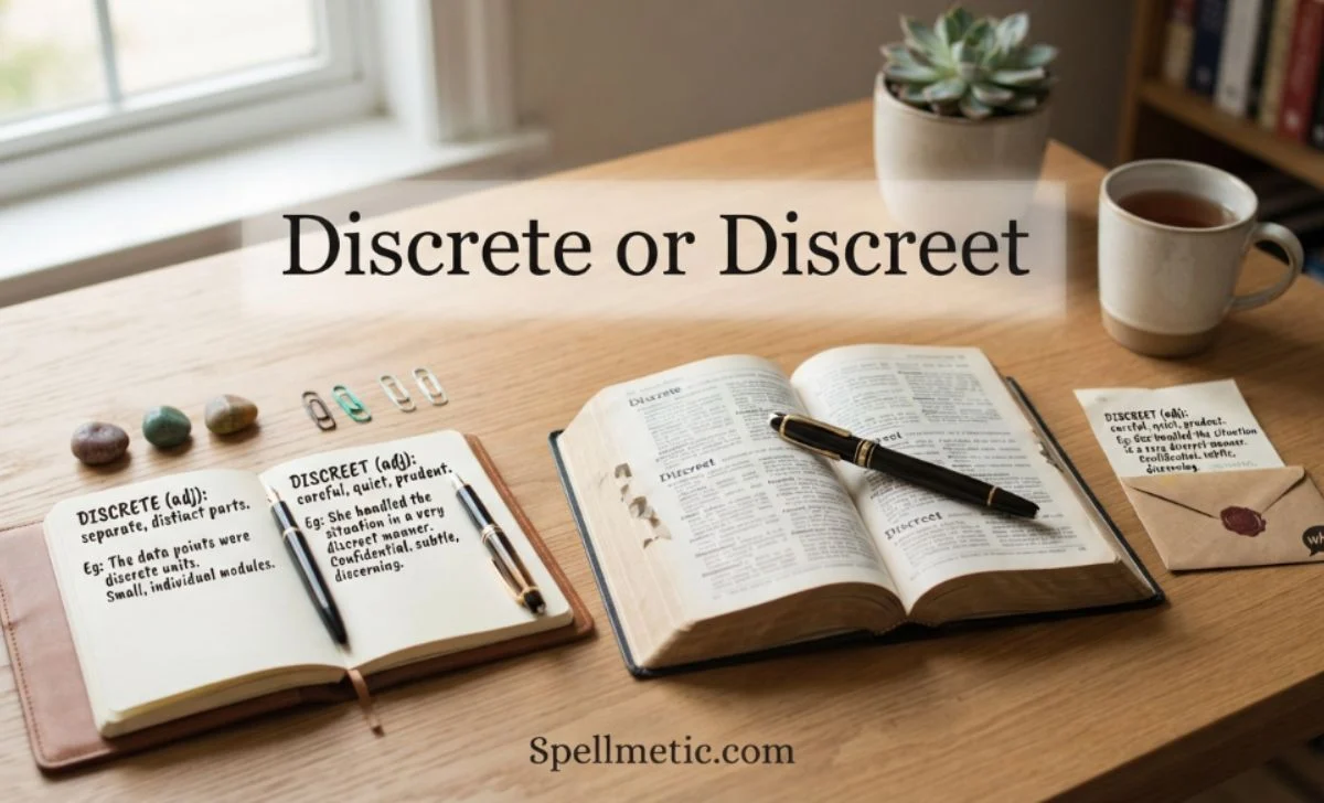 discrete or discreet