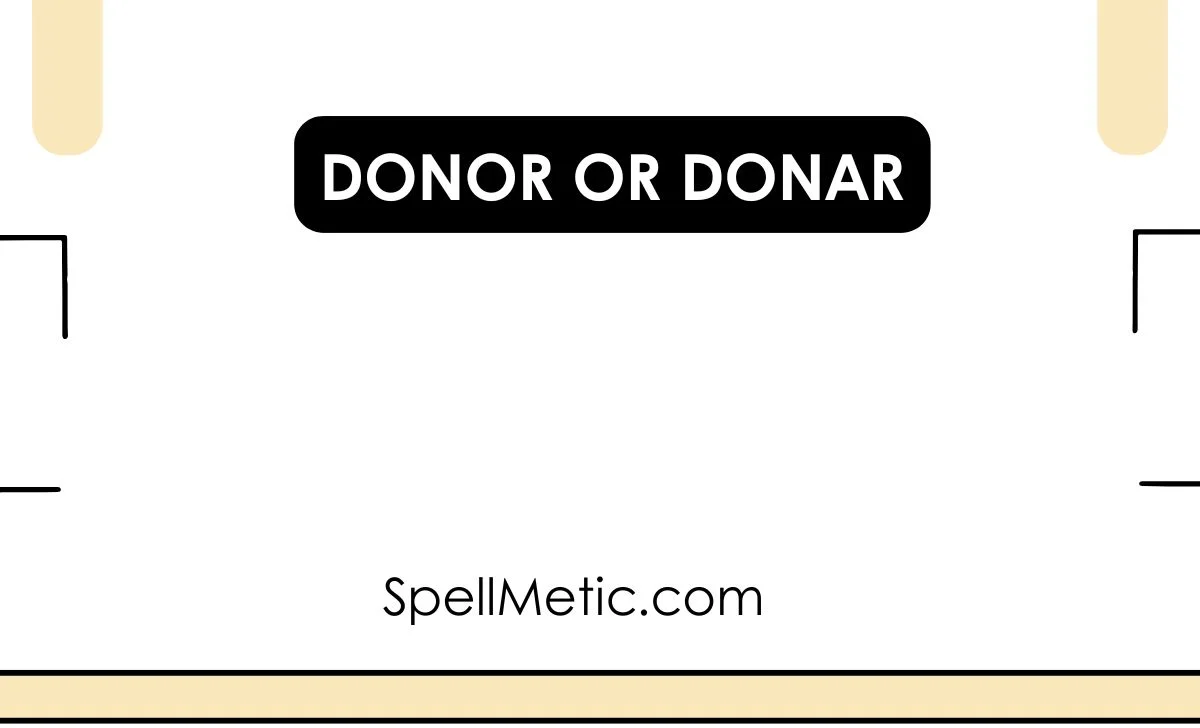 donor or donar
