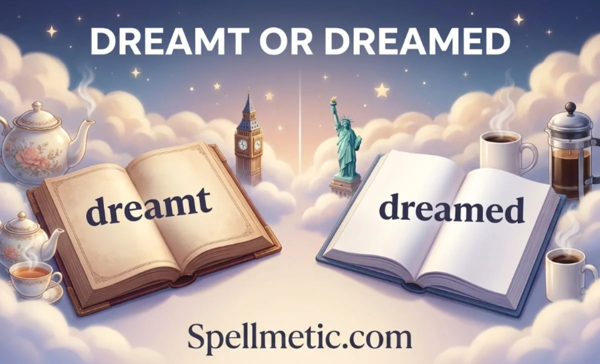 dreamt or dreamed