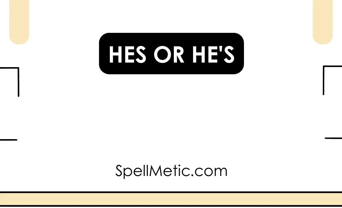 hes or he's