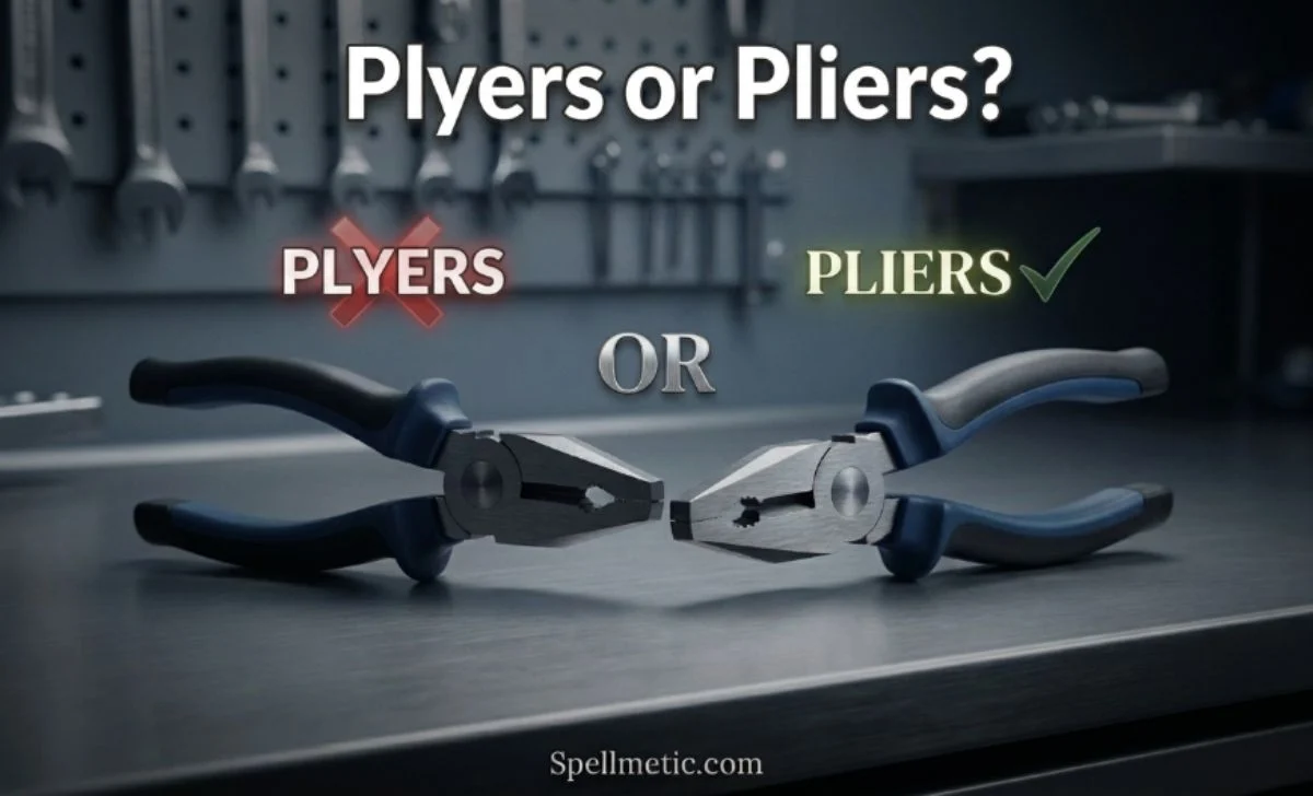 plyers or pliers