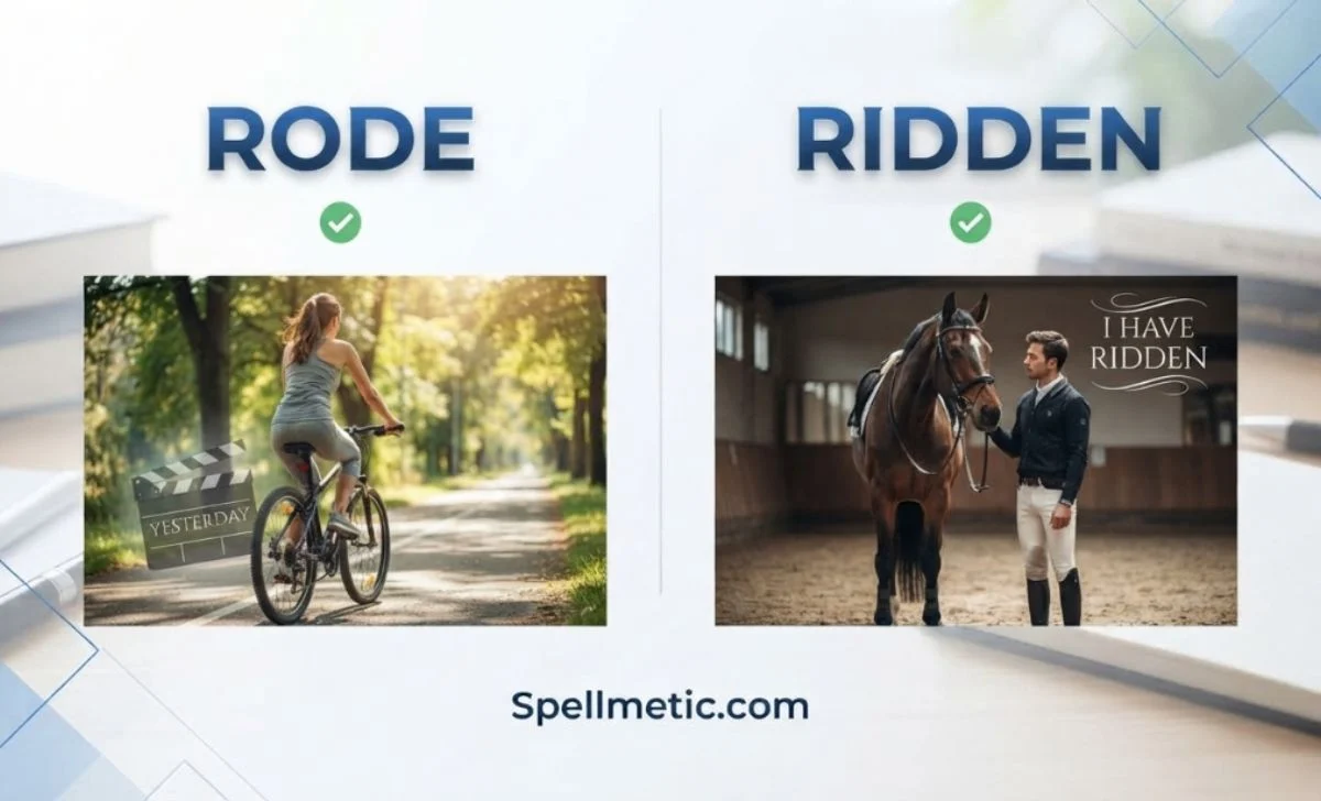 Ridden or Rode