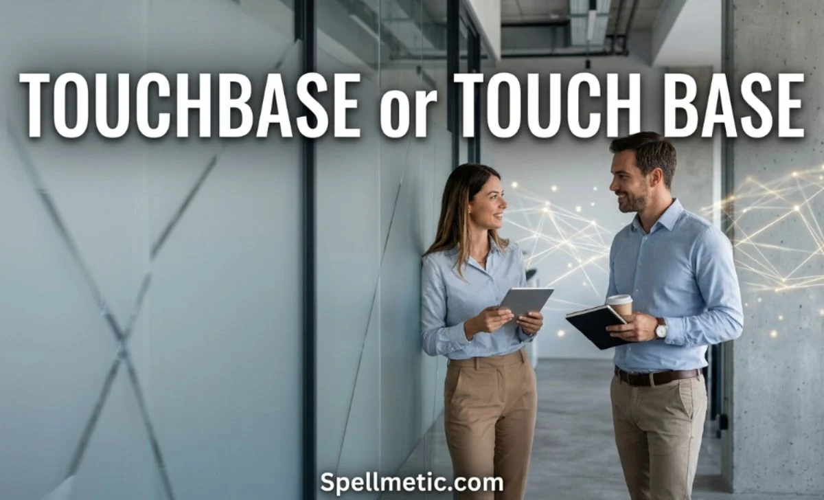touchbase or touch base