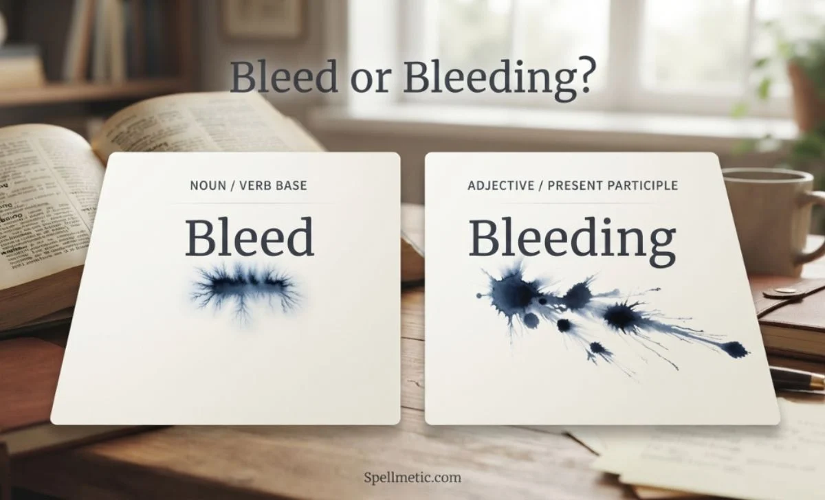 bled or bleed