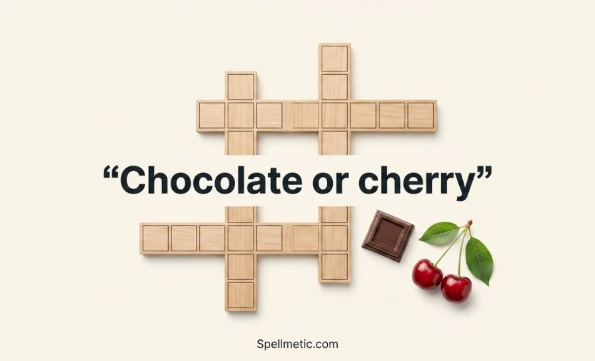 chocolate or cherry