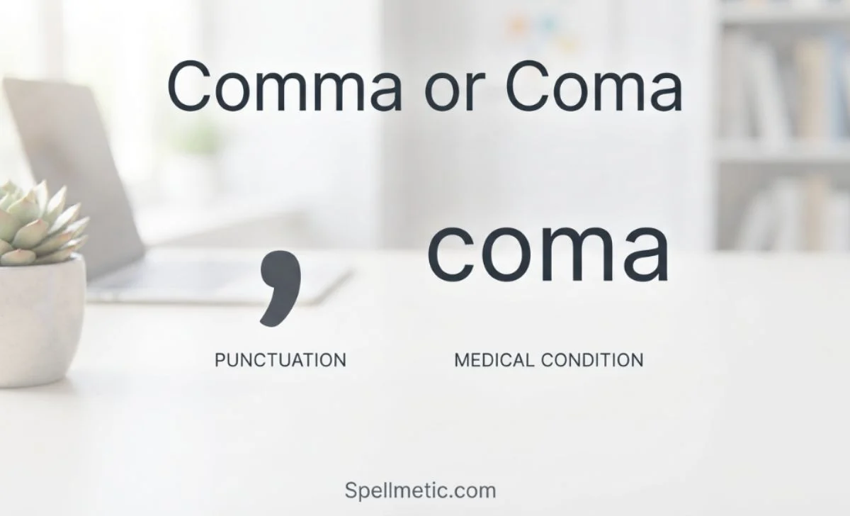 comma or coma