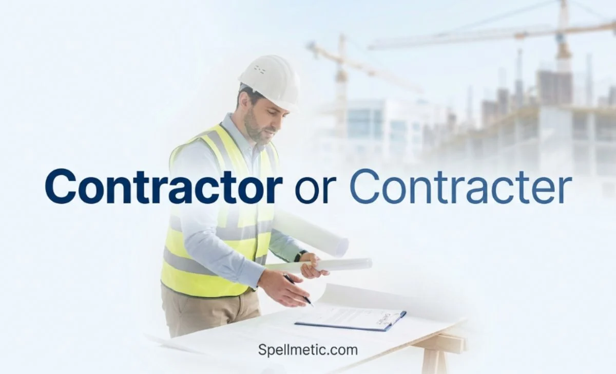 contractor or contracter