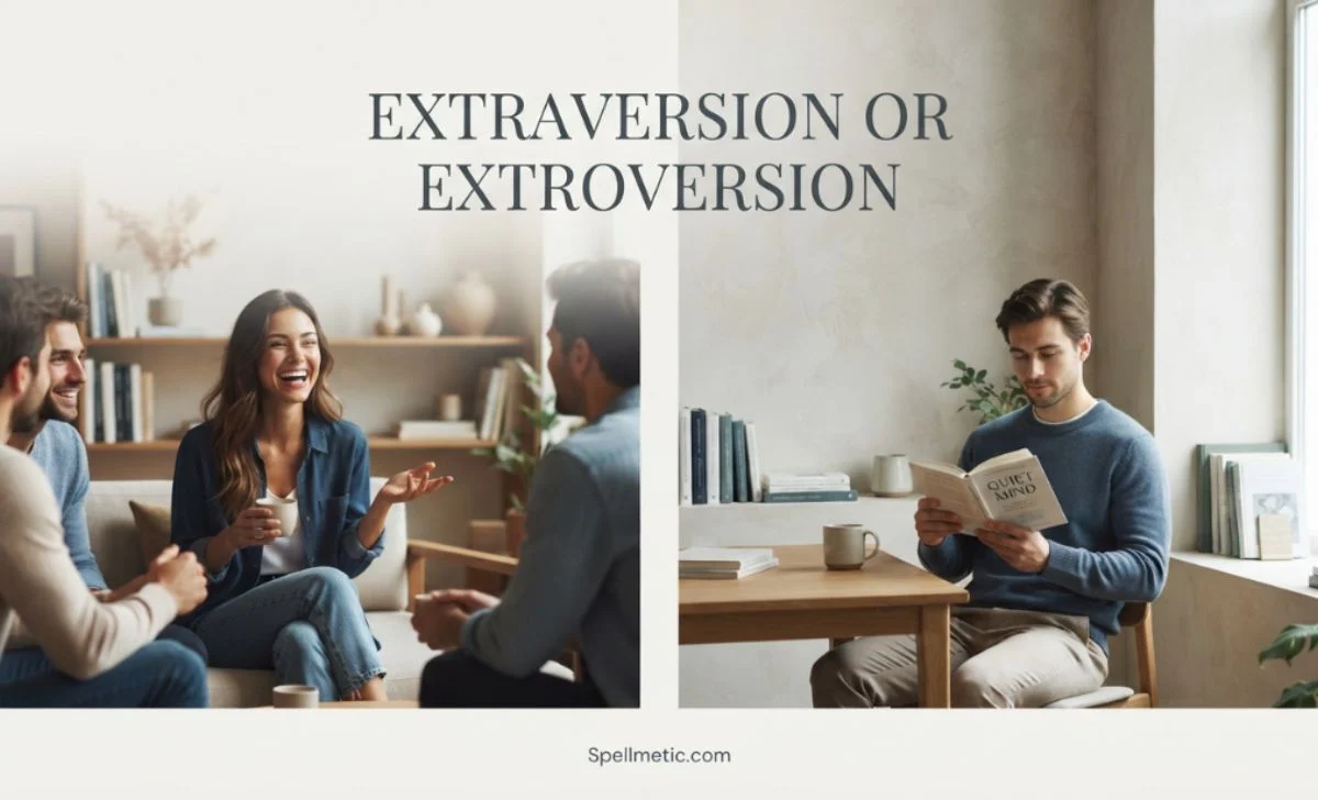 extraversion or extroversion