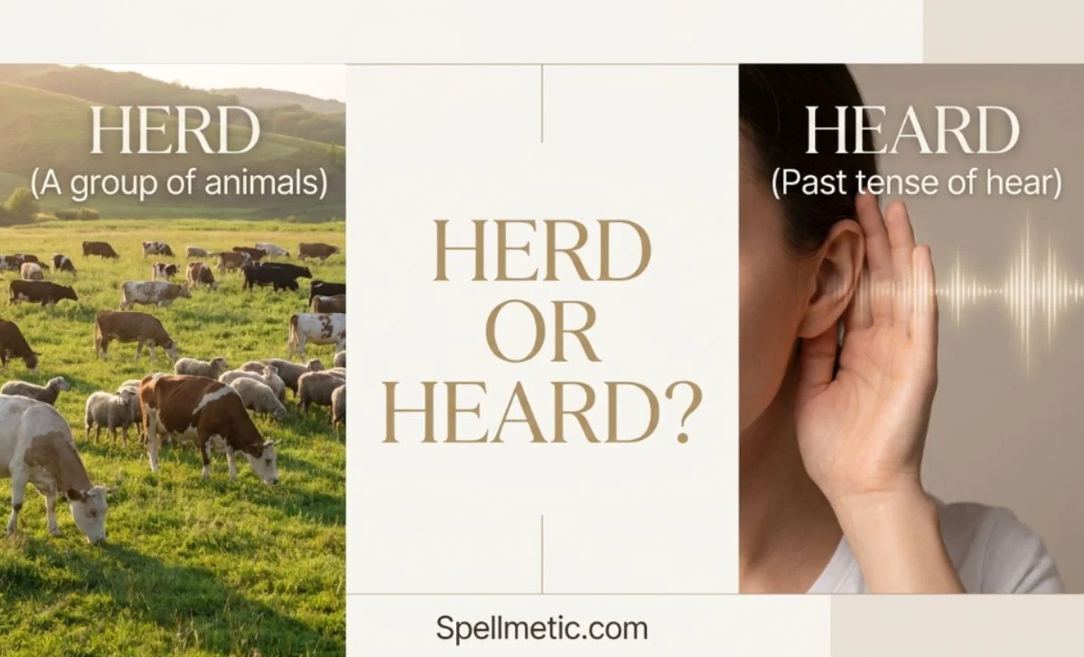 herd or heard