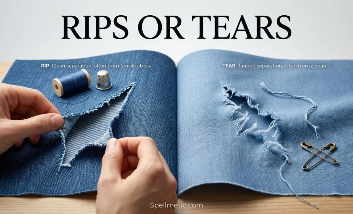 rips or tears