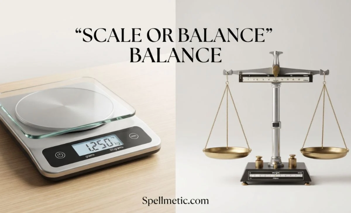 scale or balance