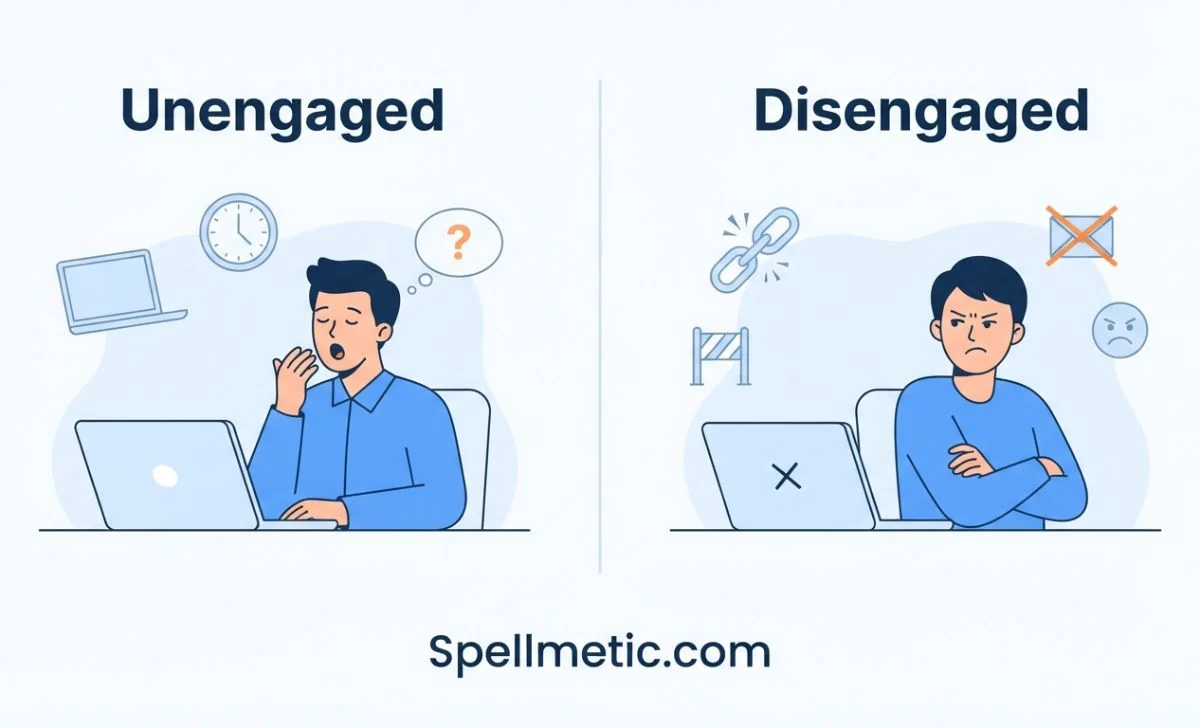 unengaged or disengaged