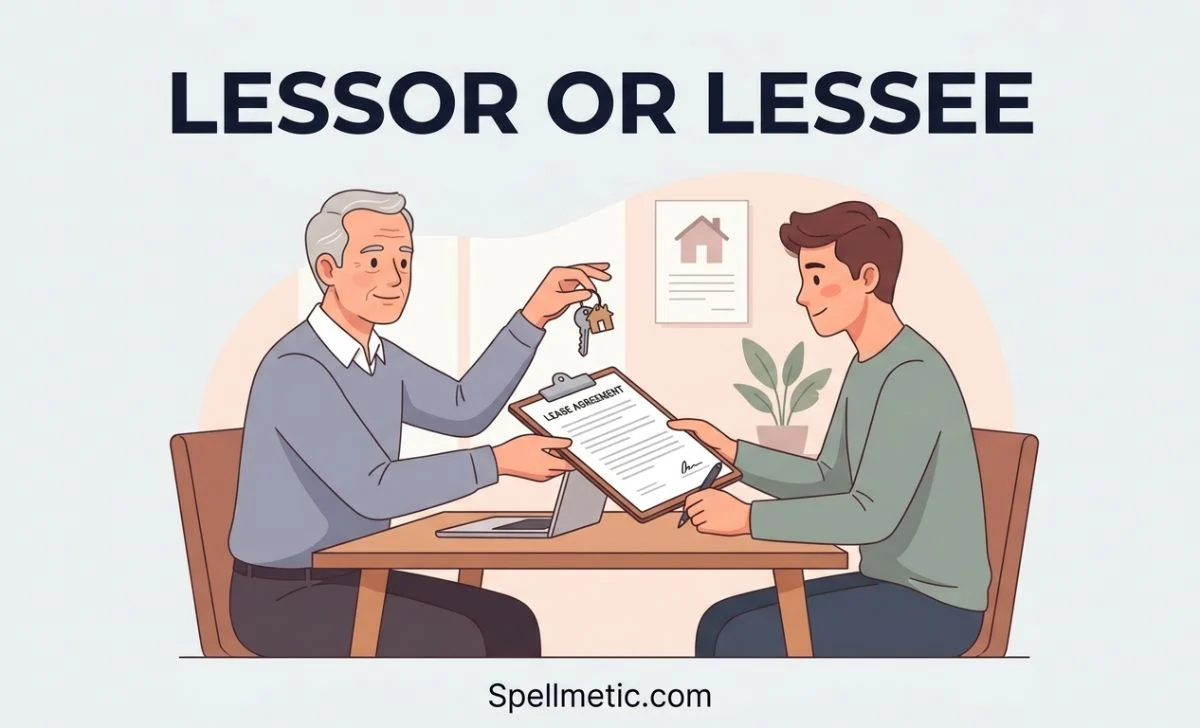 lessor or lessee